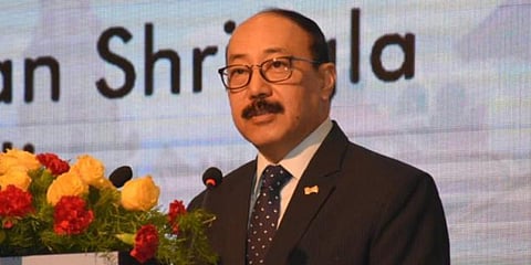 India's Foreign Secretary Harsh Vardhan Shringla said that the defence issue was discussed during President Kovind's Bangladesh visit. (Photo| Twitter/ @MEAIndia)