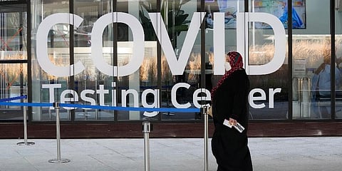 A traveler arrives to enter into a COVID-19 testing center at the Incheon International Airport In Incheon, South Korea, Wednesday, Dec. 1, 2021. (Photo | AP)