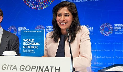 IMF chief economist Gita Gopinath (File photo | AP)