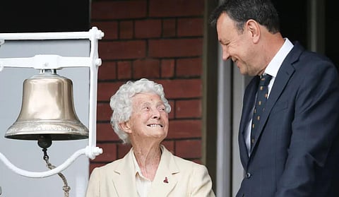 Eileen Ash, the oldest-ever Test cricketer, has died at the age of 110 (Photo | ECB)