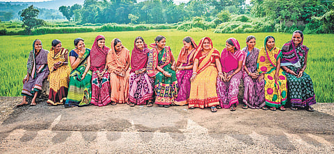 Women undergoing training at a camp in Hemgir block of Sundargarh. (Photo  | EPS)