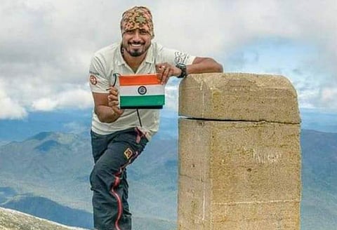 Mountaineer Narender Yadav (Photo | Twitter)