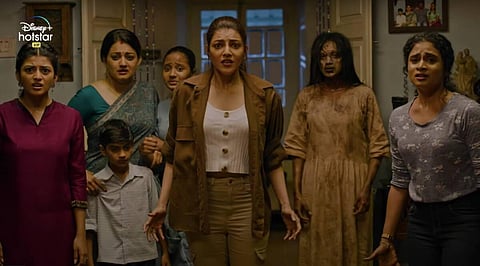 Kajal Aggarwal plays a director in Live Telecast. (Photo | Disney  Hotstar VIP/YouTube)