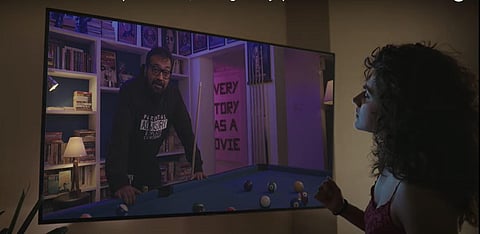Anurag Kashyap and Taapsee Pannu in the teaser of 'Dobaaraa' (Photo| YouTube screengrab)