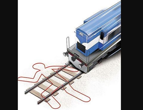 The ECoR had recorded 2.8 pc decrease in deaths on track in 2019 as compared to 2018. (Express Illustrations)