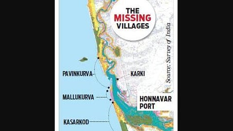 Villages in Honnavar ‘missing’; change in national border raises hackles
