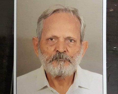 Maithili poet Ramlochan Thakur. (Photo| Twitter/ @irajha259)