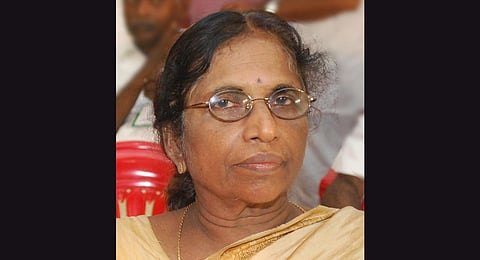 Writer P Valsala (Photo | EPS)