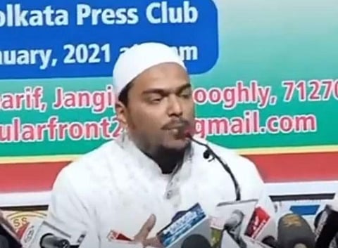 Indian Secular Front leader Abbas Siddiqui (Photo | Youtube screengrab)