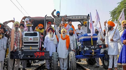 Farmers protest