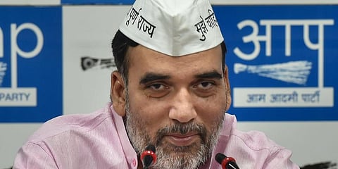 Delhi Labour minister Gopal Rai (Photo | PTI)
