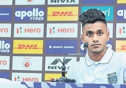 Kerala Blasters' striker Rahul KP (Photo | EPS/A SANESH)