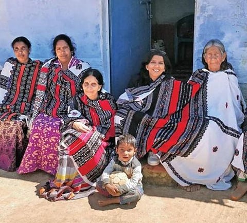 The Toda tribeswomen