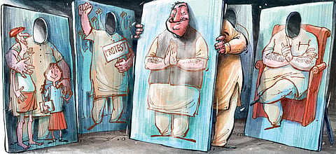 A nation is essentially made of people, not temples, mosques, churches or statues. (Express Illustrations | Soumyadip Sinha)