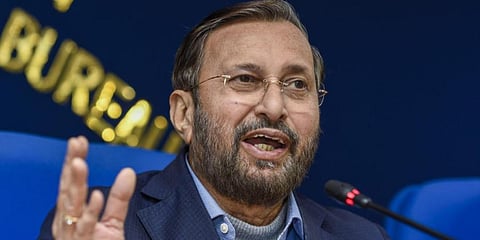 Union Environment and I&B Minister Prakash Javadekar (Photo| PTI)