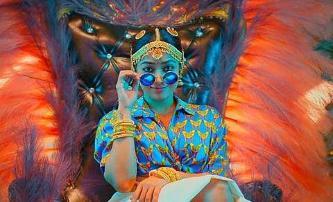 Actress Rashmika Mandanna in a still from 'Top Tucker' (Photo | YouTube screengrab)
