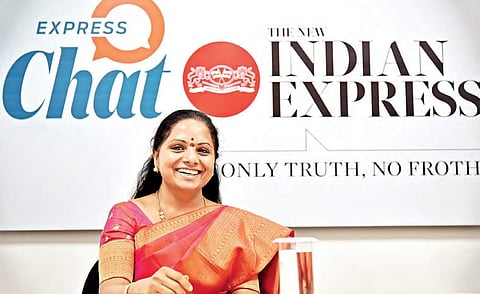 TRS leader and MLC Kalvakuntla Kavitha (Photo | EPS)