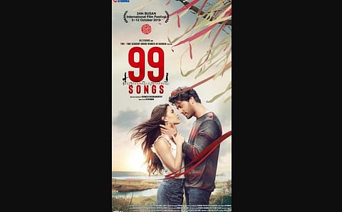 The poster of A. R. Rahman's 99 Songs.
