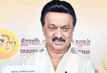 DMK chief MK Stalin with the list of candidates on Friday | P JAWAHAR