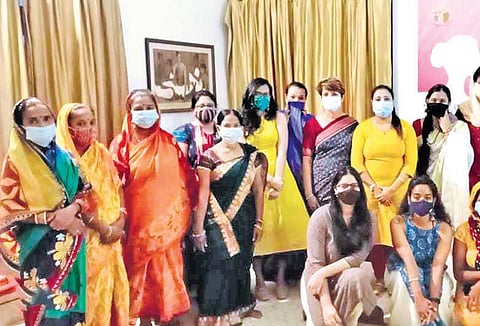 Women who took part in the unique event organised by Manam Fondation  | Express