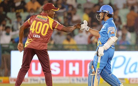 Sachin Tendulkar-led India Legends defeated West Indies Legends by 13 runs. (Photo | @RSWorldSeries)