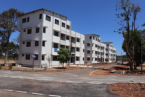 View of hostels on the IIT Dharwad campus (Photo | Express)