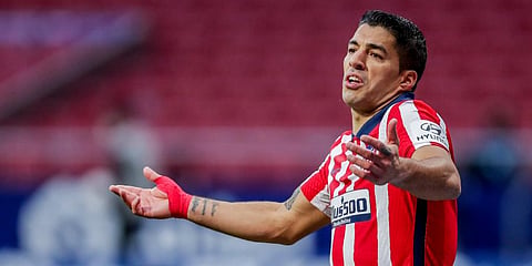 Atletico Madrid striker Luis Suarez (Photo | AP)