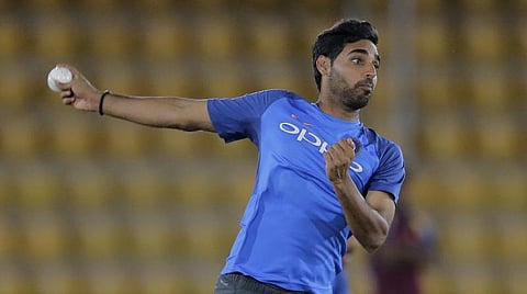 Cricketer Bhuvaneshwar Kumar (Photo | AP)