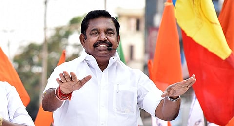AIADMK general secretary Edapadi K Palaniswami. 