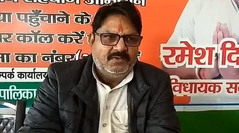 Auraiya MLA Ramesh Diwakar (Photo | @ramesh_sadar Twitter)