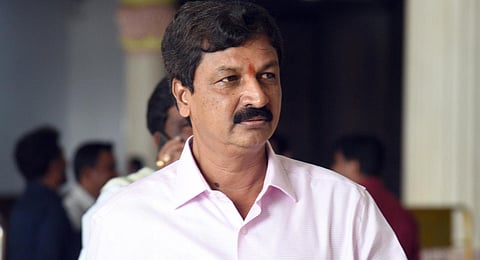 Ramesh Jarkiholi, Minister of Water Resources, Karnataka. (Photo | Nagaraja Gadekal, EPS)