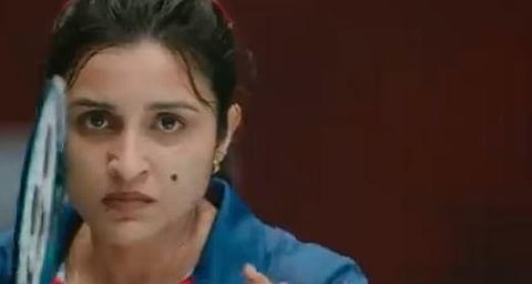 Bollywood actor Parineeti Chopra in upcoming film 'Saina' (Video Screengrab)