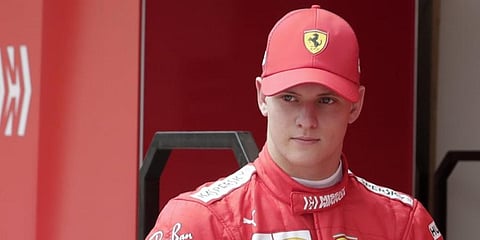 Mick Schumacher is set to be on the grid for American team Haas at the season-opening race in Bahrain. (Photo | AP)
