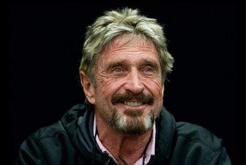 McAfee computer security founder John McAfee (Photo| Facebook/ @officialmcafee)