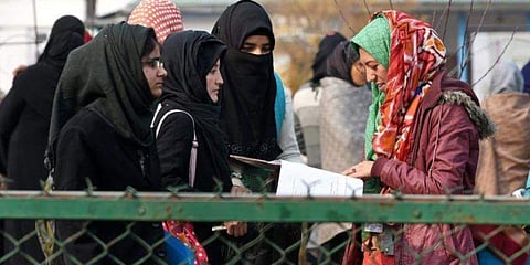 Image of Kashmiri students used for representational purpose 