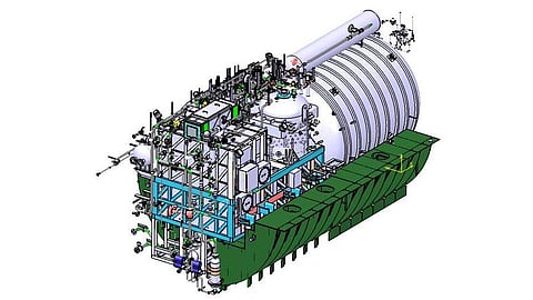Land-based prototype of AIP system (Photo | DRDO/Twitter)