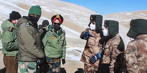 Indian and Chinese troops in Eastern Ladakh (File photo)