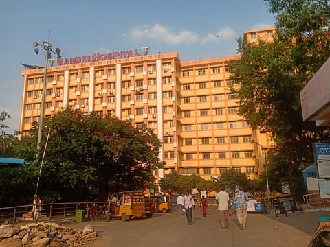 Gandhi hospital, Hyderabad. (Photo | Vinay Madapu, EPS)