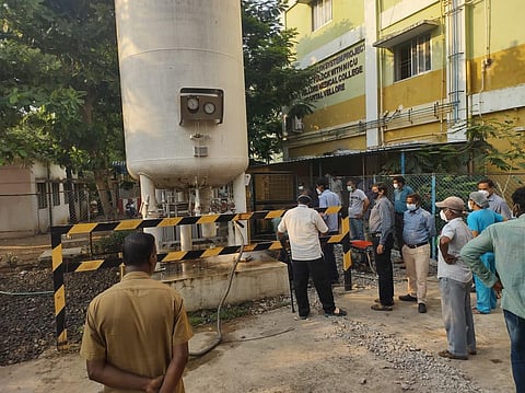 Sources noted that the supply network developed certain glitches leading to a cut in the supply to critically ill patients.  (Photo | EPS)