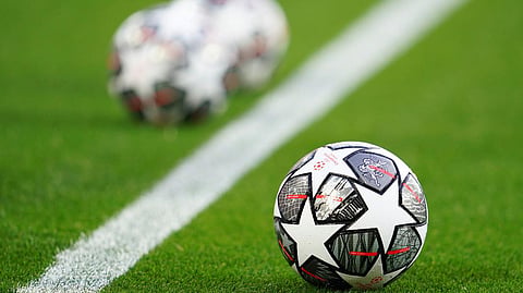 Image of UEFA Champions League match balls used for representational purposes only. 