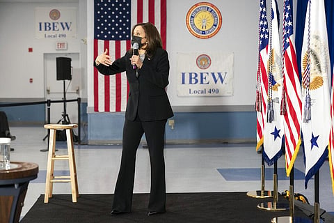 US Vice President Kamala Harris (Photo | AP)