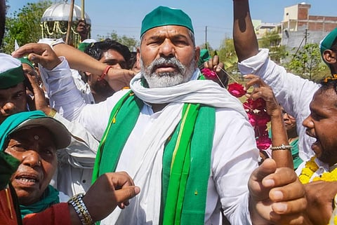 Bharatiya Kisan Union spokesperson Rakesh Tikait. (File Photo | PTI)