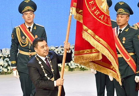 Kyrgyzstan's President Sadyr Zhaparov. (Photo | AP)