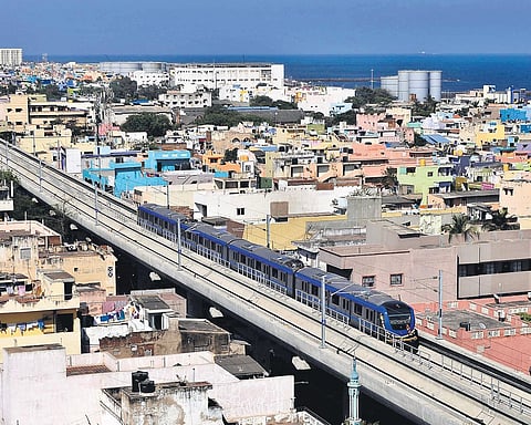 A file picture of Metro train in Chennai | Express