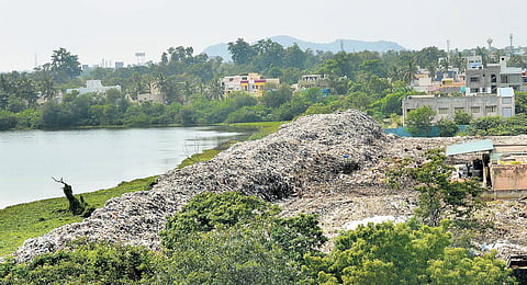 Out of the 403 encroachments along the Chitlapakkam lake, 374 are by way of housing sites, the government said.  (File | Sunish P Surendran, EPS)