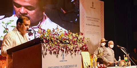 Newly sworn-in Assam Chief Minister Himanta Biswa Sarma