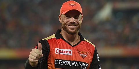 Former SunRisers Hyderabad skipper David Warner (Photo | PTI)