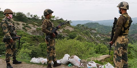The Border Security Force guards the India-Pakistan International Border. (Representational Photo | PTI)