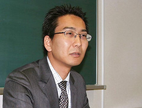 In this file photo dated April 1, 2013, Journalist Yuki Kitazumi speaks during an interview in Fukuoka, southwestern Japan. (Photo | AP)