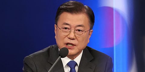 South Korea President Moon Jae-in (Photo | AP)